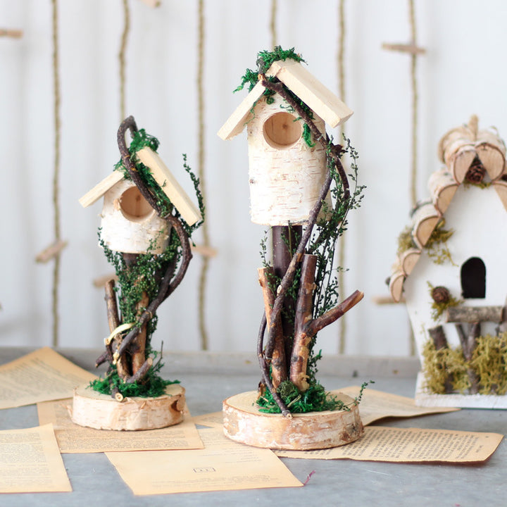 Decorative Birdhouse made of Wood Stornfield