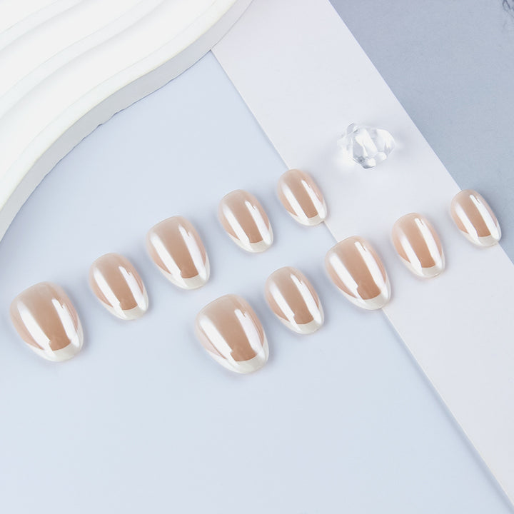 French Tip Press-On Nails Stornfield