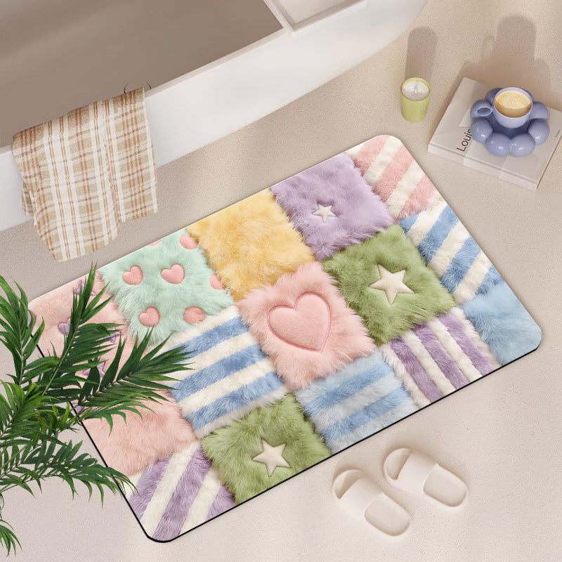 Plush Textured Area Mat