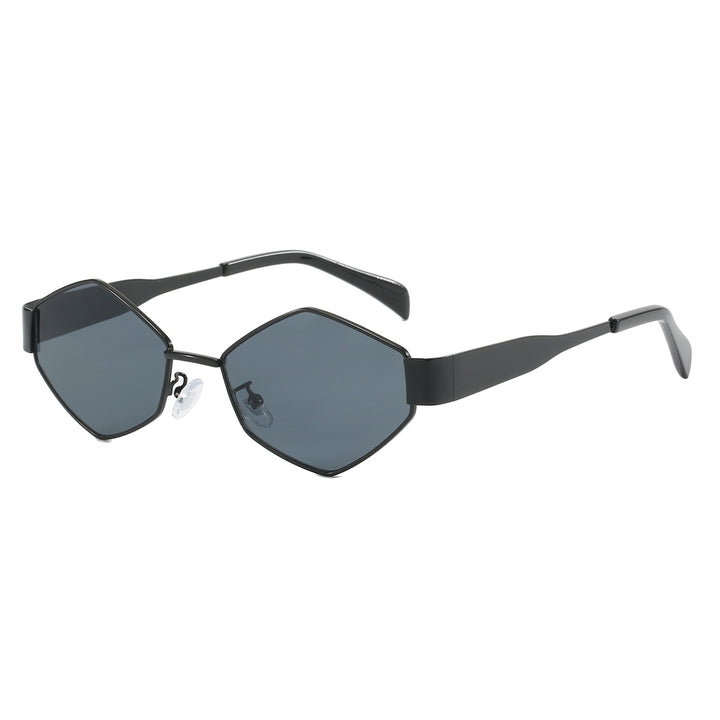 Women's modern geometric sunglasses with high-quality metal frame Stornfield