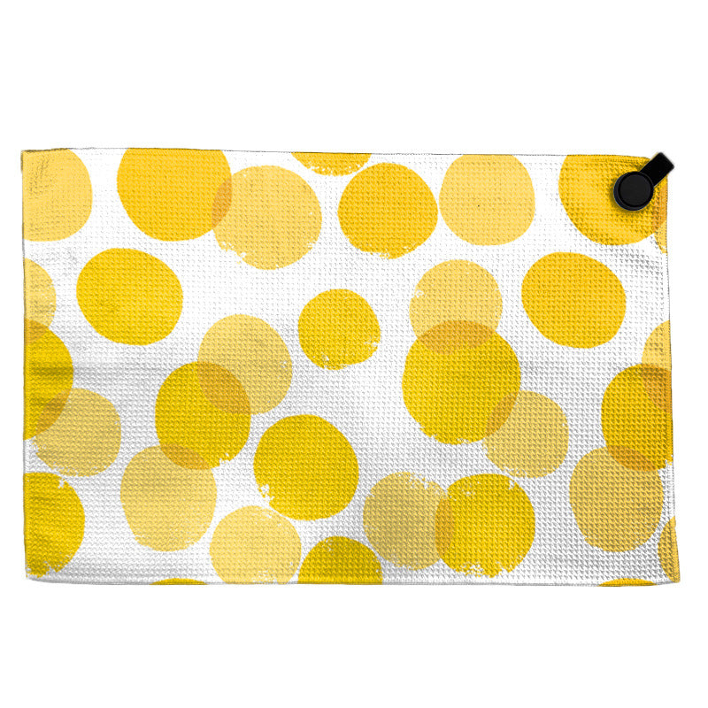Towel with modern circular pattern Stornfield
