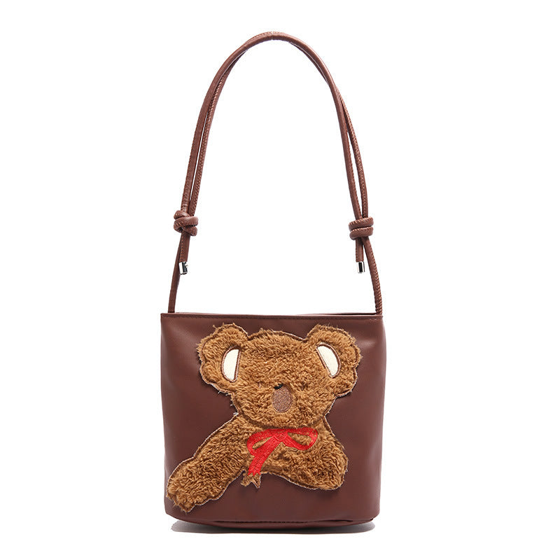 WoCute Teddy Bear Patch Handbag Stornfield