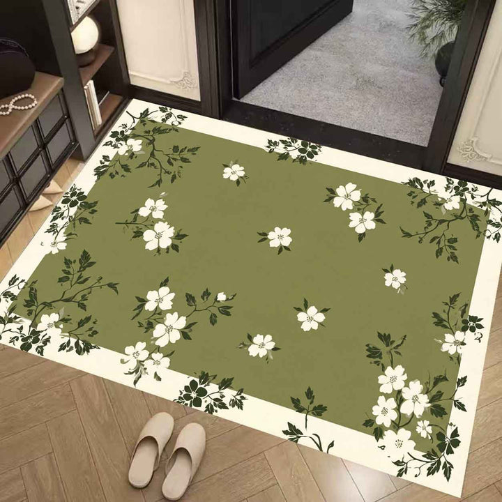 Decorative Floral Door Mat