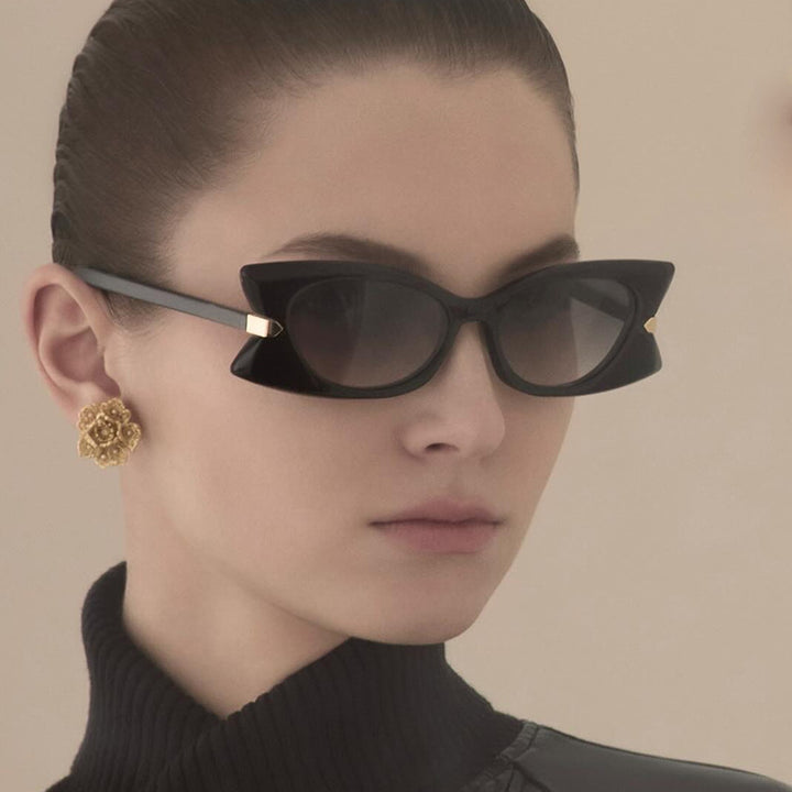 Women's Cat-Eye Sunglasses with stylish metal inserts and UV protection Stornfield