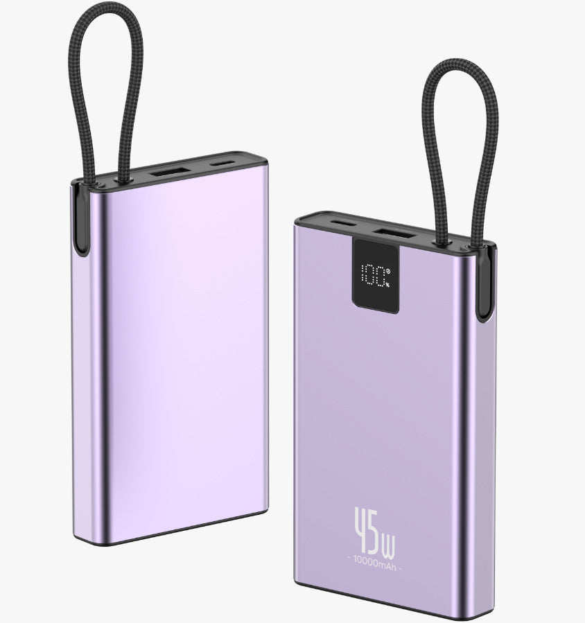 Portable high-performance power bank with smart charging display and USB-C connection Stornfield