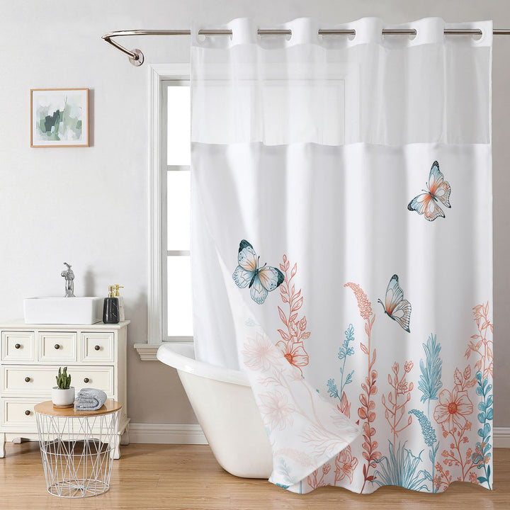 Elegant Butterfly Shower Curtain Stornfield