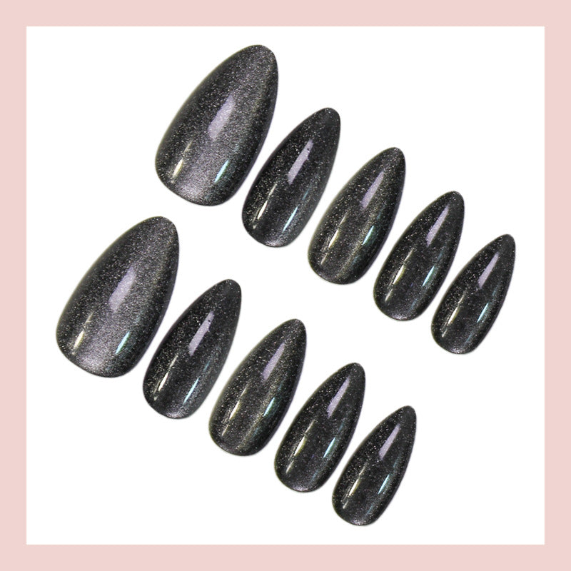 Acrylic nail set with stylish design Stornfield