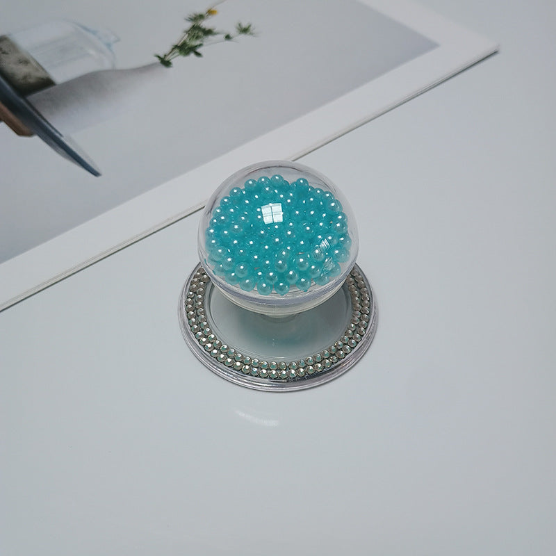 Decorative Beaded Cosmetic Mirror Stornfield