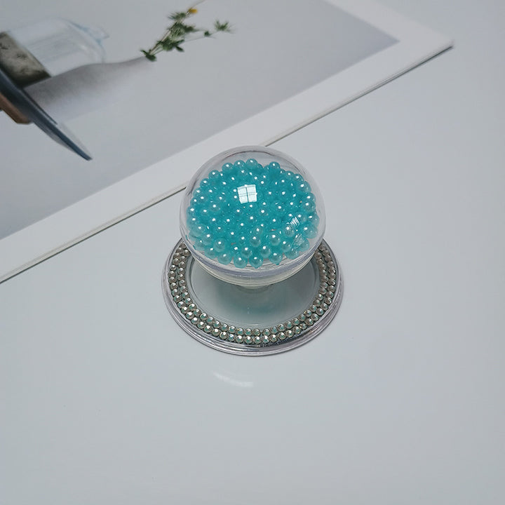 Decorative Beaded Cosmetic Mirror Stornfield