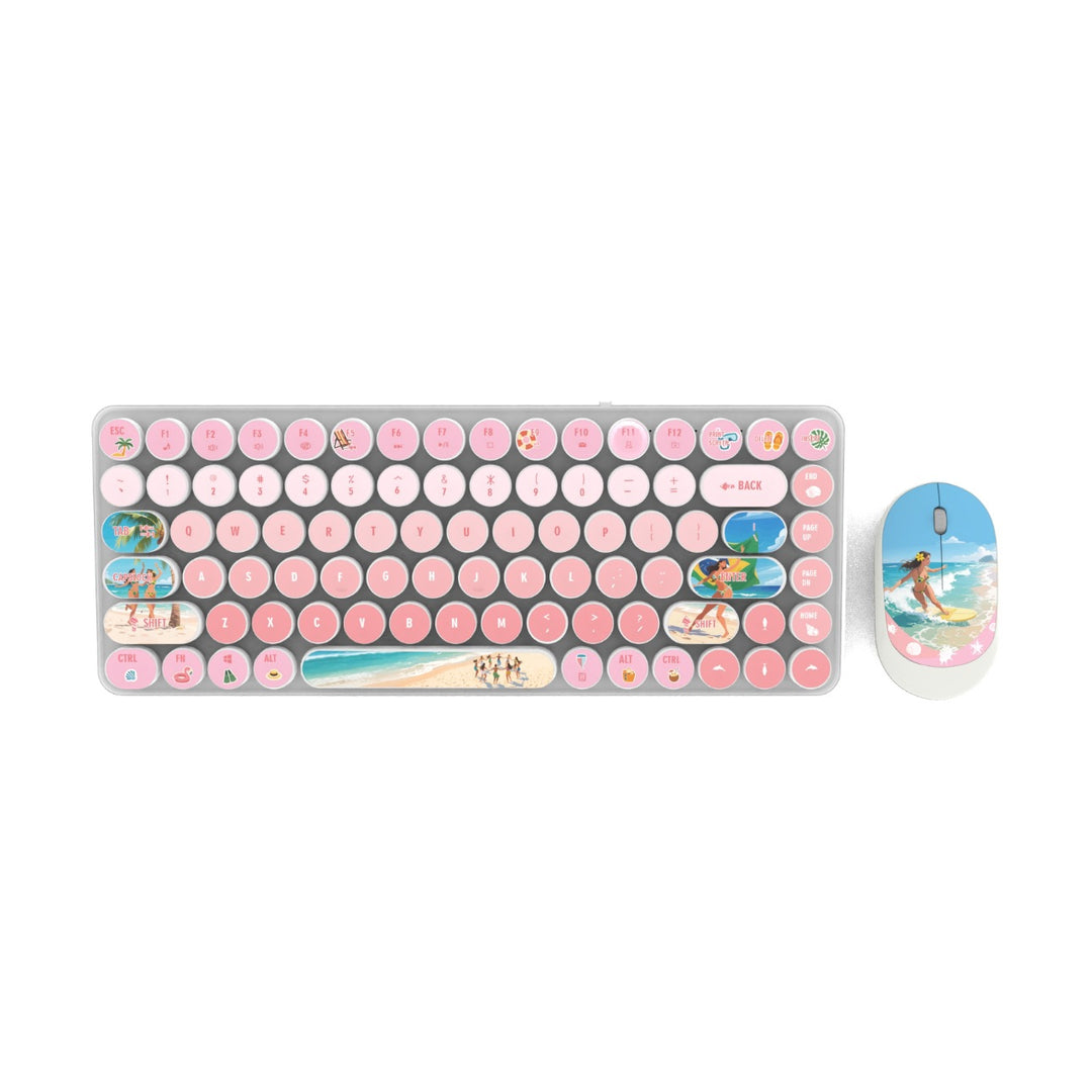 Retro-Design Keyboard and Mouse Set Stornfield