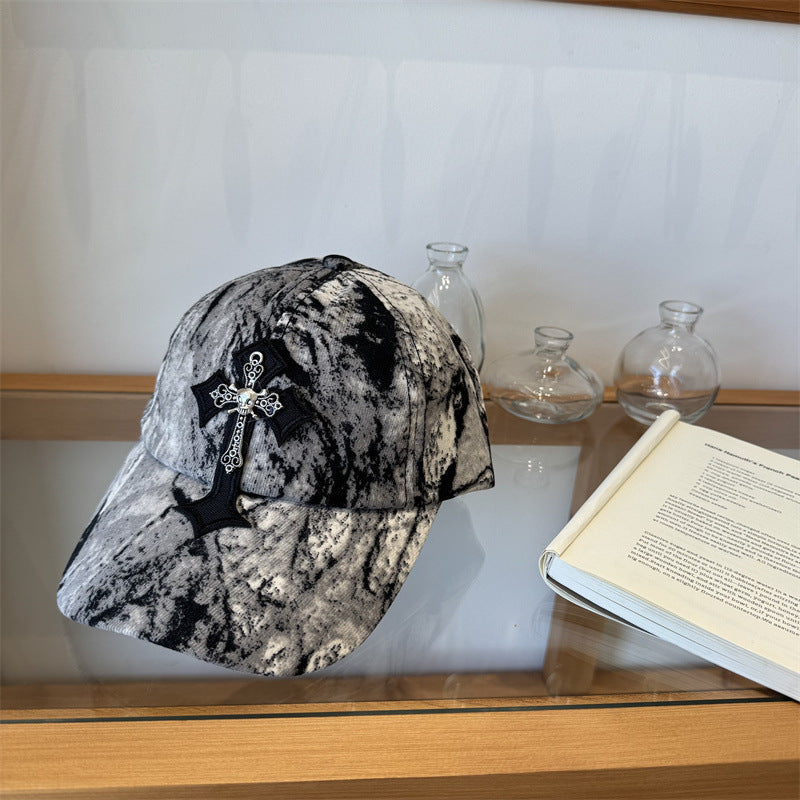 Men's Cross-Embellished Cap Stornfield