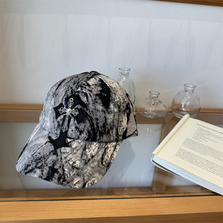 Men's Cross-Embellished Cap Stornfield