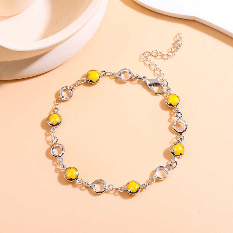 Elegant Beaded Charm Anklet Stornfield