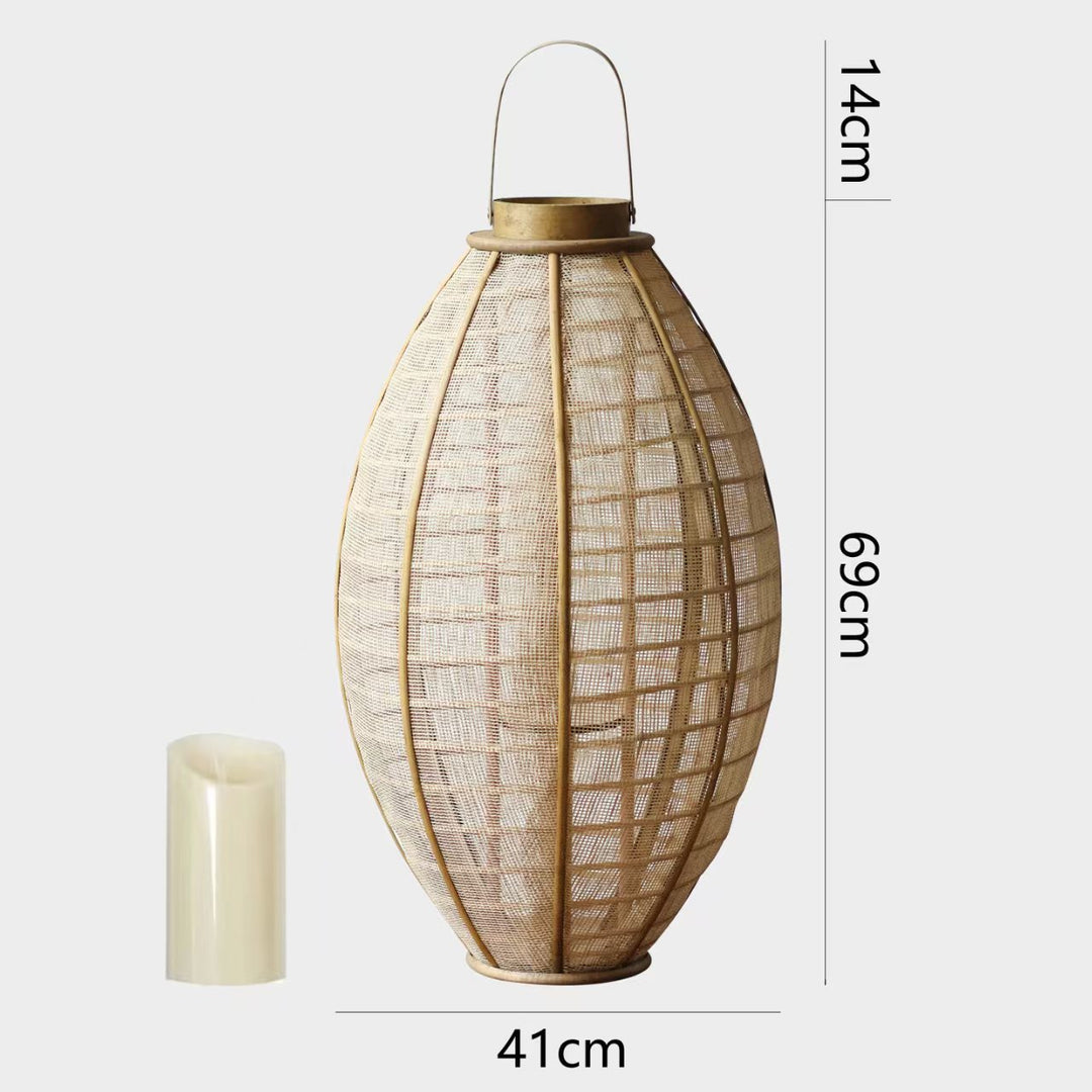 Handcrafted lantern made of natural materials Stornfield
