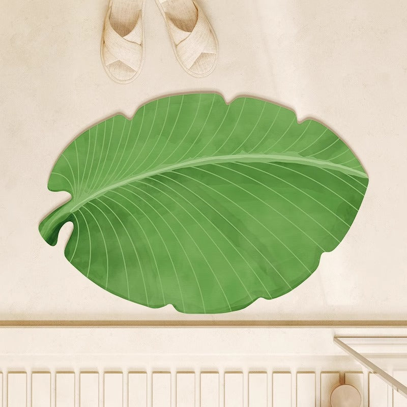 Leaf-Shaped Non-Slip Bath Mat