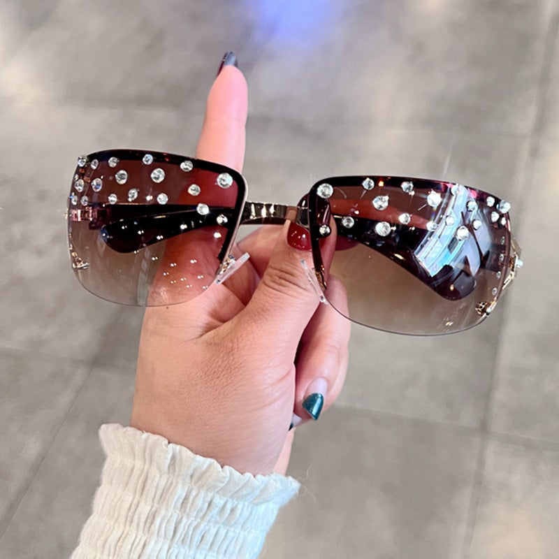 Women's Designer Sunglasses with Sparkling Rhinestone Accents Stornfield