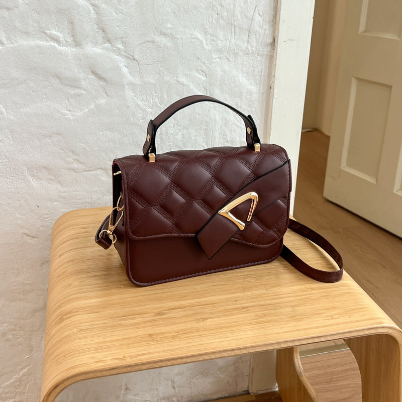 Quilted Structured Handbag