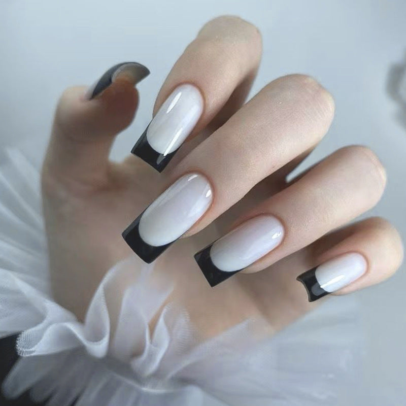 Elegant French Tip Press-On Nails Stornfield 1789915939
