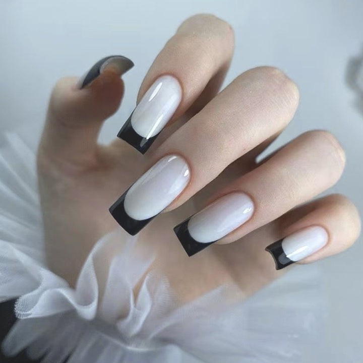 Elegant French Tip Press-On Nails Stornfield 1789915939