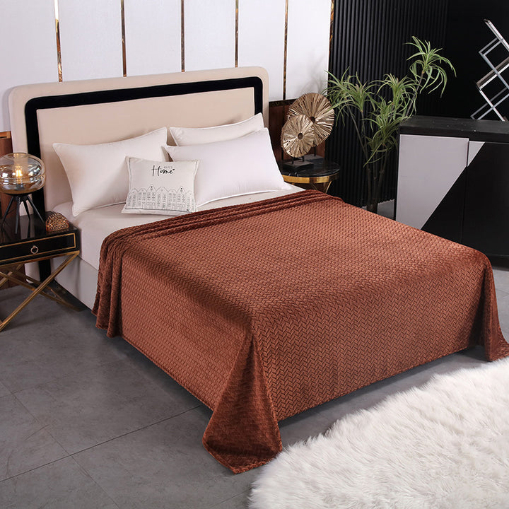 Luxury Textured Throw Blanket