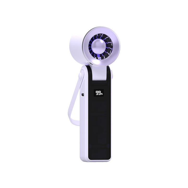 Unisex Portable Hand Fan with powerful battery display Stornfield
