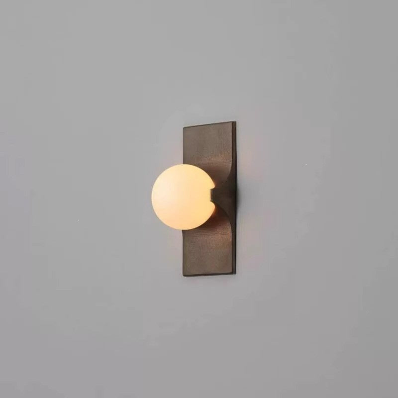 Modern Sculptural Wall Light Fixture