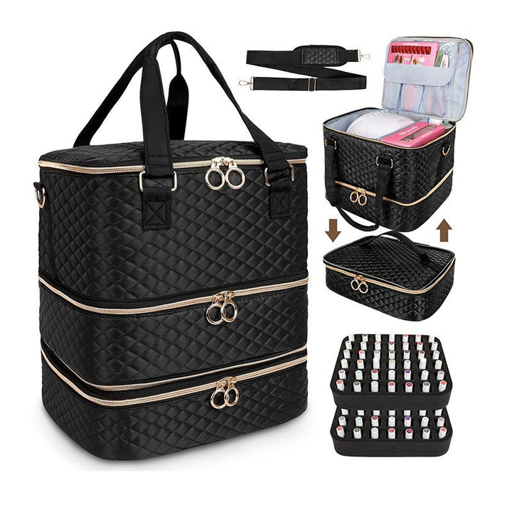 Cosmetic organizer bag with several removable compartments Stornfield