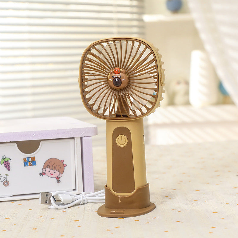 Women's Portable USB Hand Fan in Cute Animal Design Stornfield