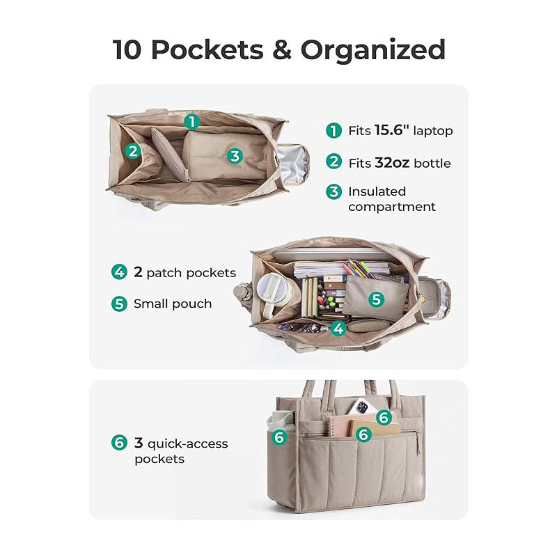 Practical cooler bag with removable organizer Stornfield