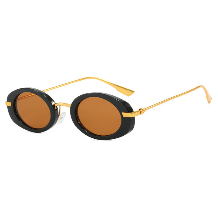Ladies fashionable sunglasses in elegant oval design Stornfield