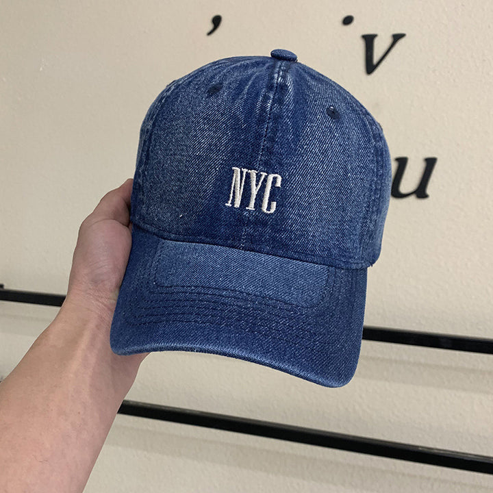 Women's Vintage-Inspired Denim Baseball Cap Stornfield