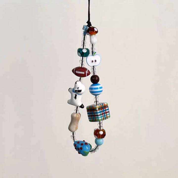 Handcrafted Beaded Charm Lanyard Stornfield