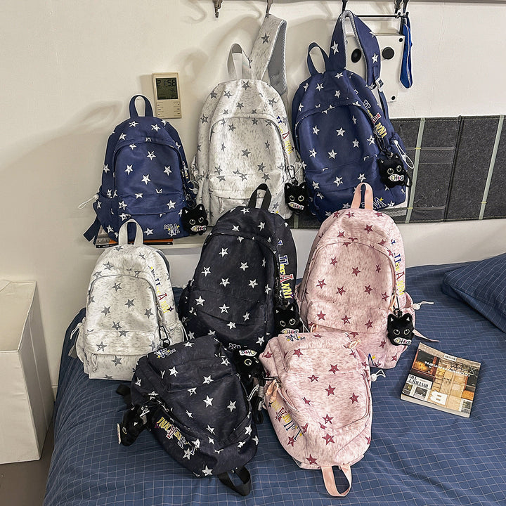 Star-Embellished Everyday Backpack Stornfield
