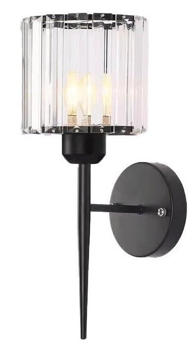 Crystal-Accented Wall Sconce