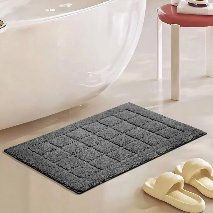Soft Textured Bath Mat for Bathroom