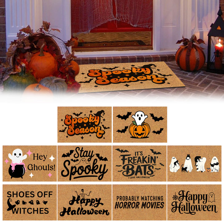 Halloween-Themed Decorative Doormat