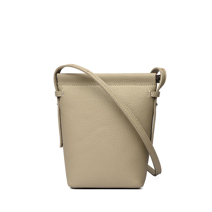 Elegant Textured Bucket Bag Stornfield