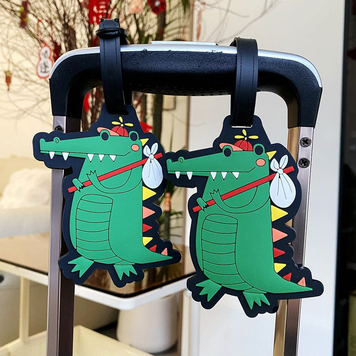 Playful Crocodile Luggage Tag Stornfield