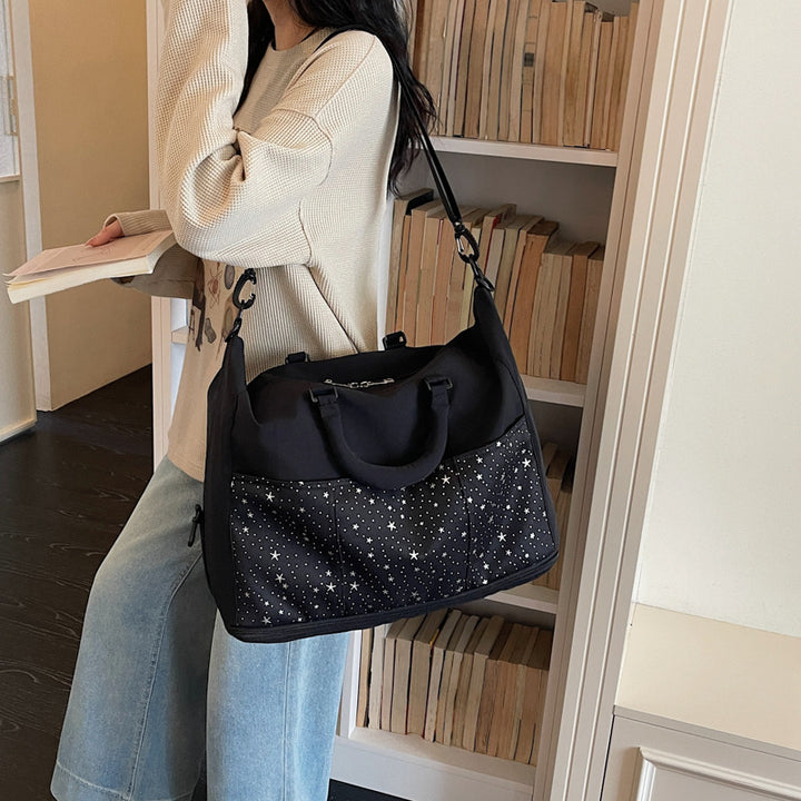 Elegant Sports Bag with Sparkling Star Pattern Stornfield
