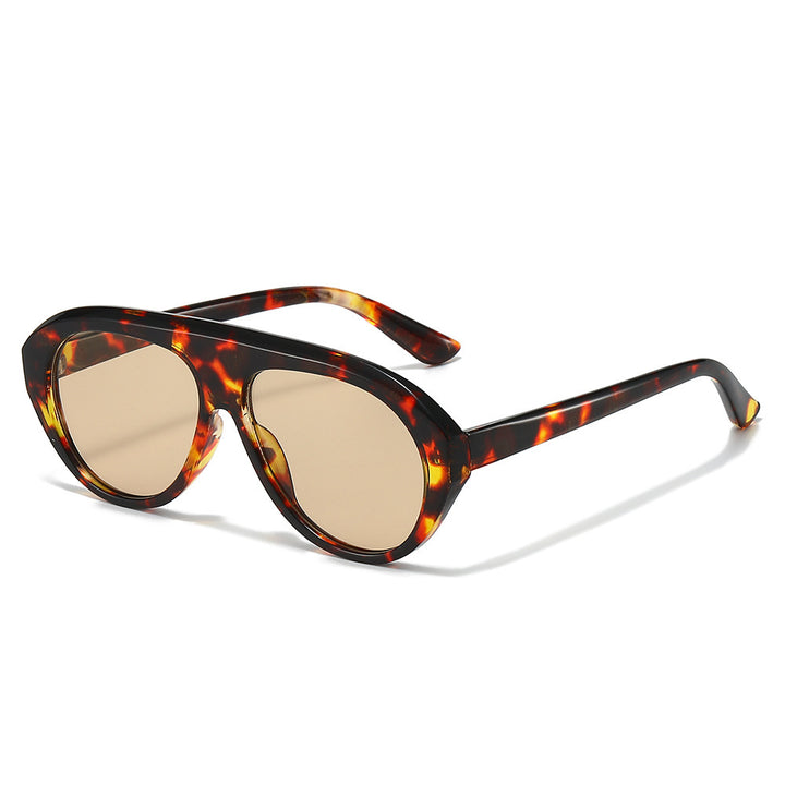 Oversized Geometric Aviator Sunglasses Stornfield