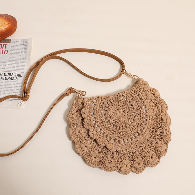 Crocheted Crossbody Bag with Feminine Details Stornfield