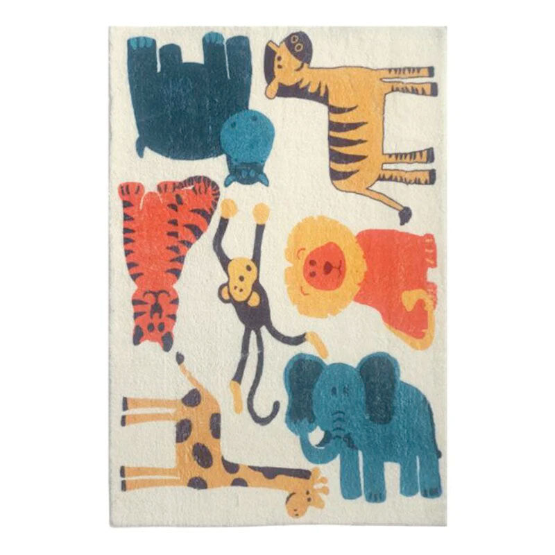 Cute Bunny-Themed Decorative Area Rug