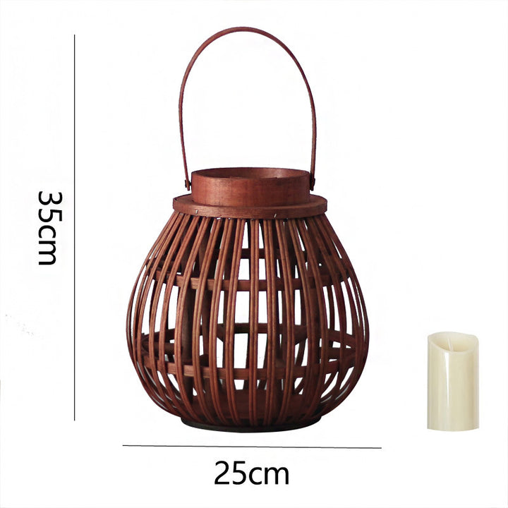 Handmade Rattan Lantern Stornfield