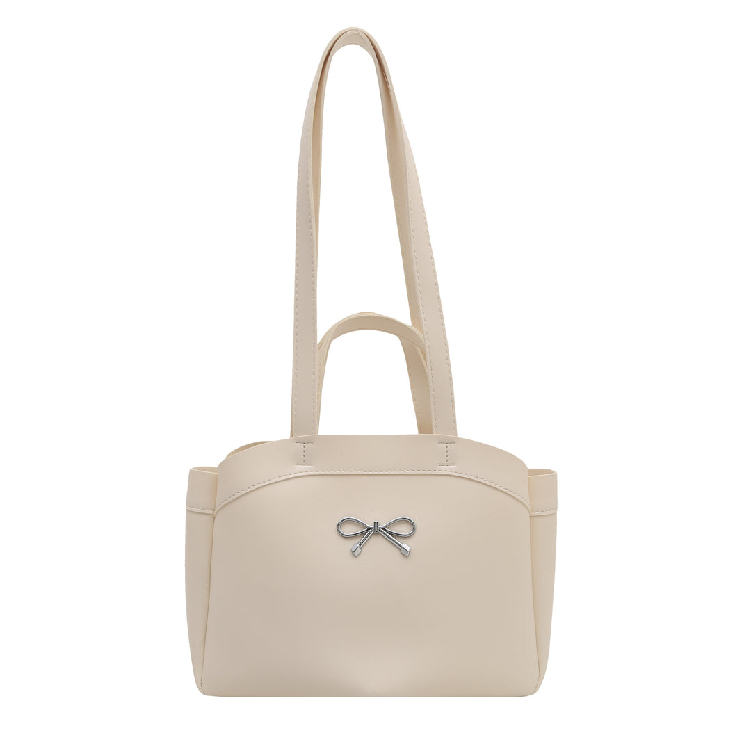 Elegant Bow Accent Handheld Tote Bag Stornfield