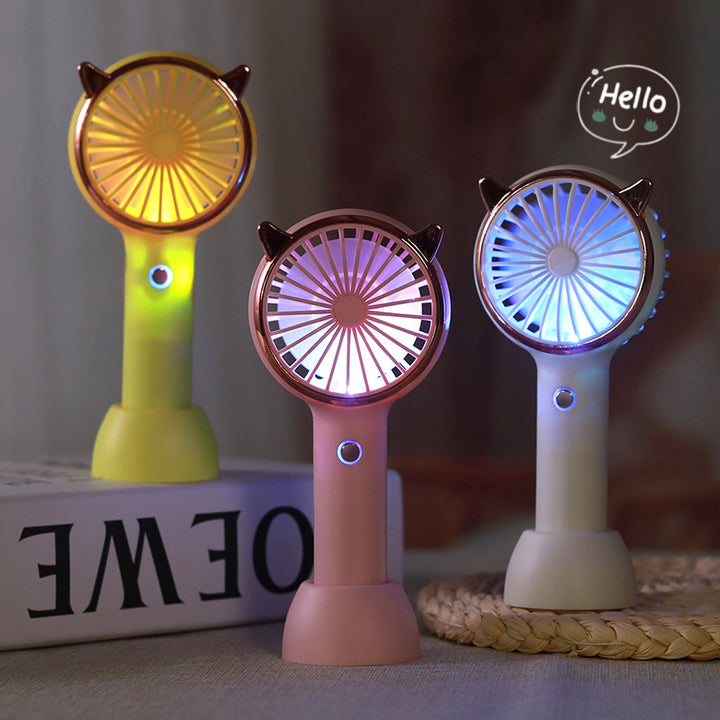 Women's portable hand fan with cat ears Stornfield