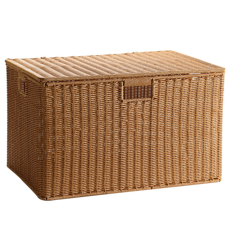 Unisex Multifunctional Storage Box made of natural wicker Stornfield
