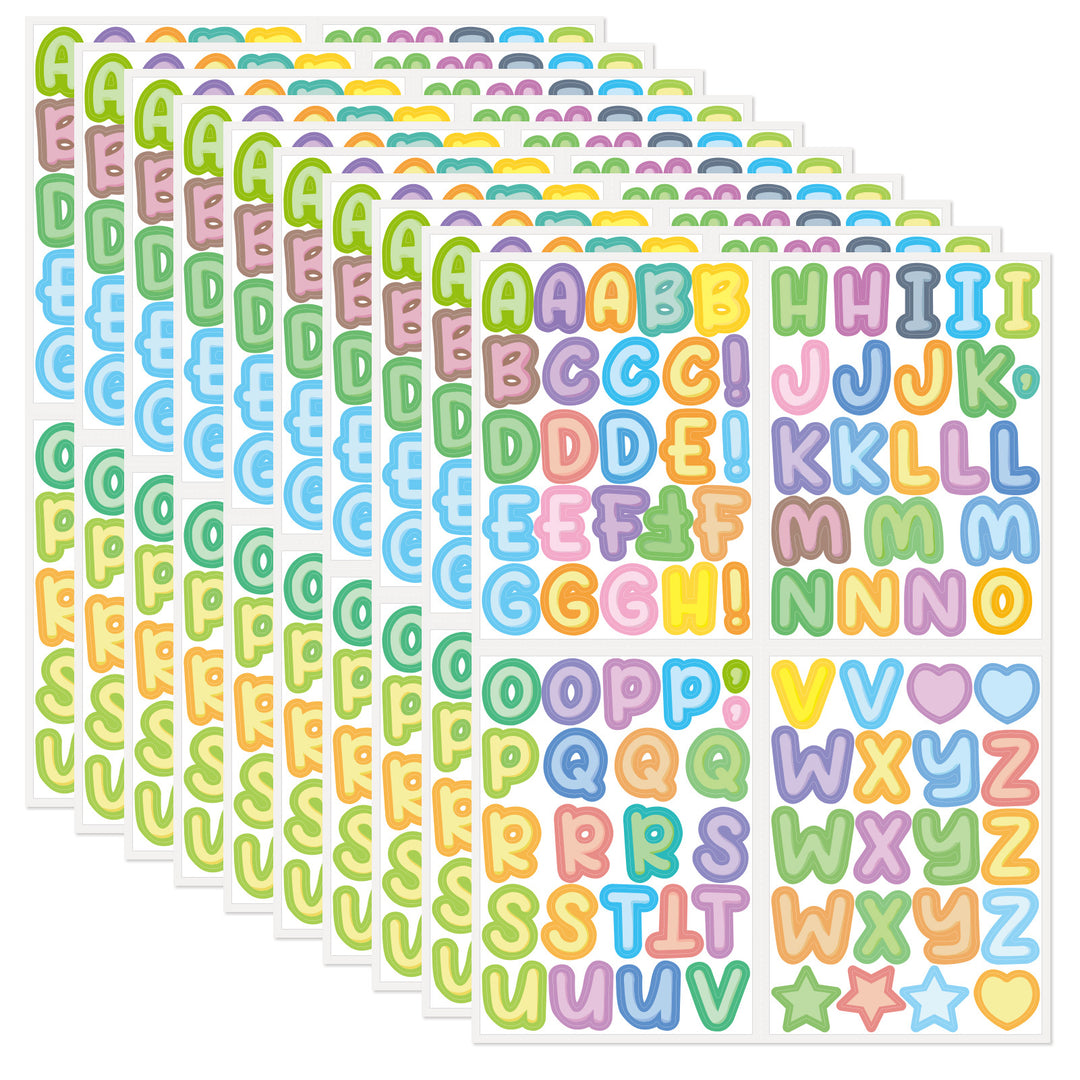 Colorful Alphabet Sticker Set Stornfield