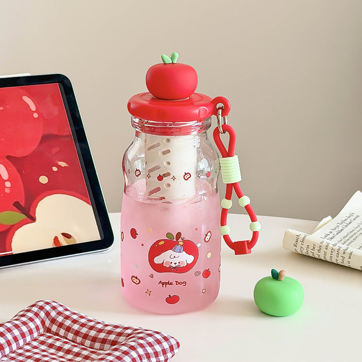 Women's Fruit Infuser Bottle with Practical Spout Stop Stornfield