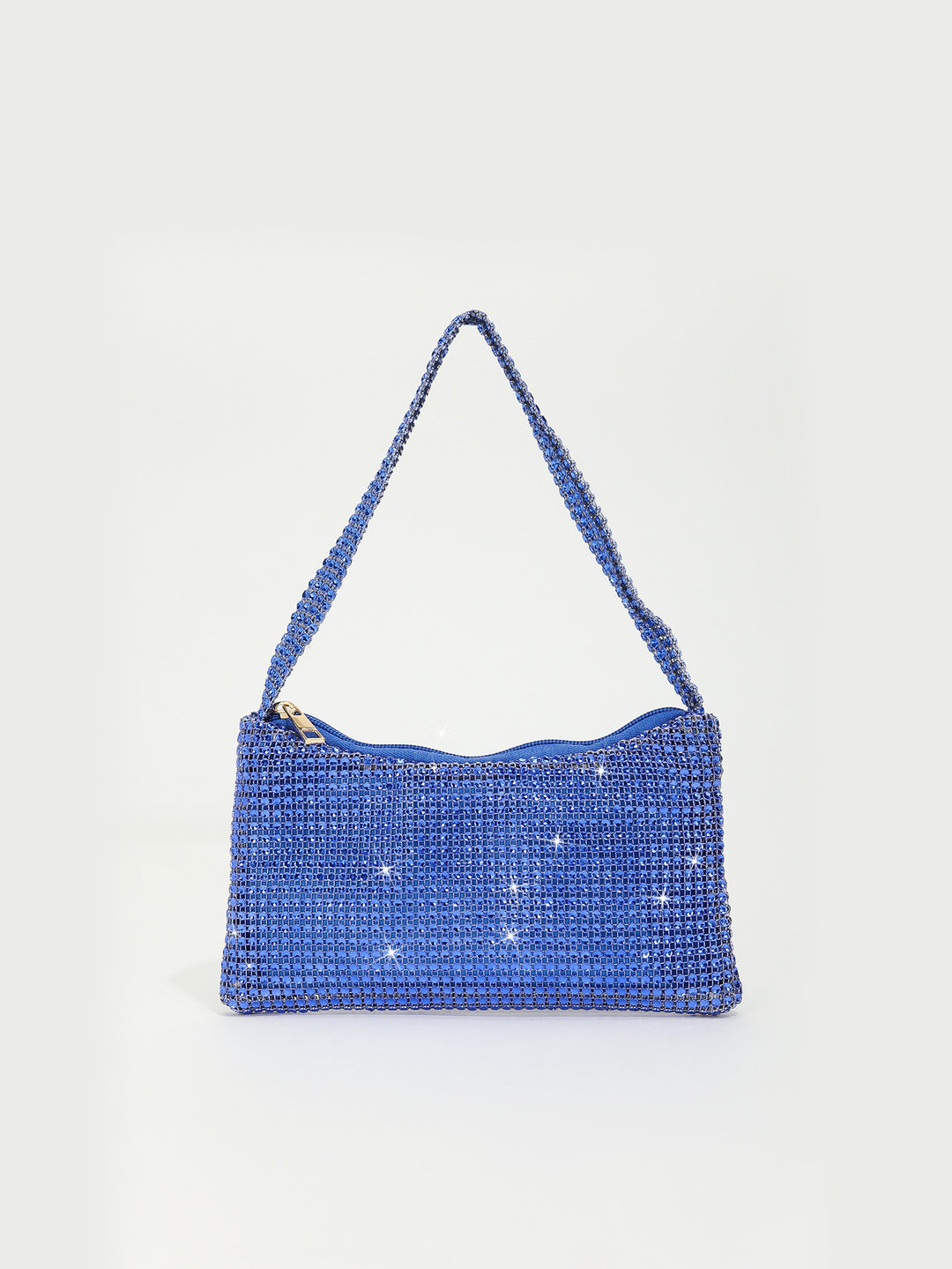 Elegant Rhinestone-Embellished Handbag