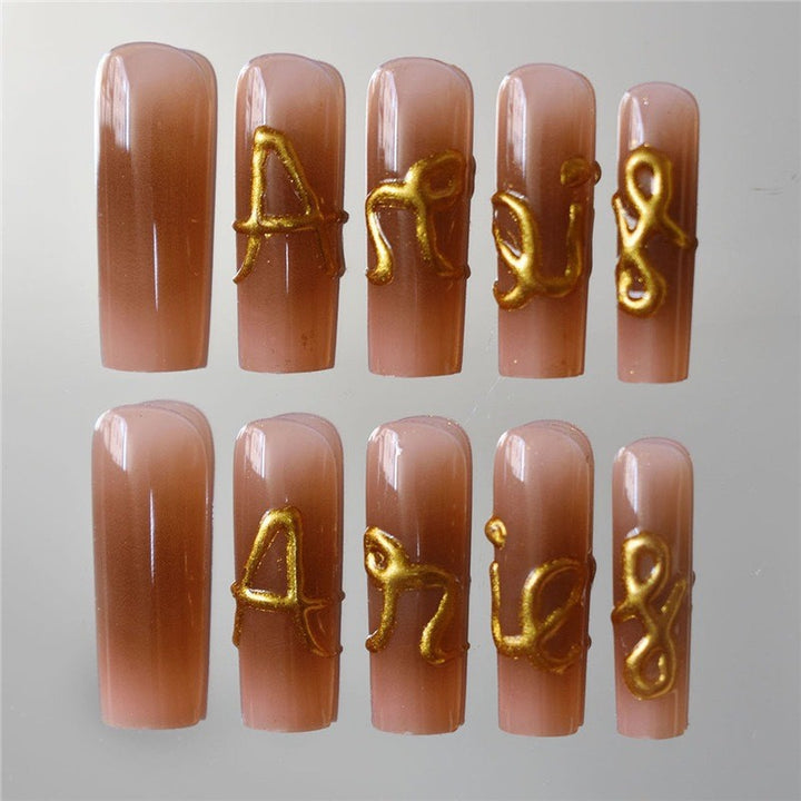 Artistic Press-On Nail Extensions Stornfield